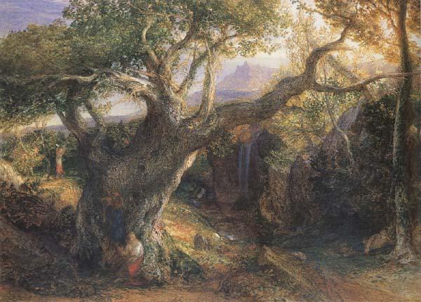 Samuel Palmer The Waters Murmuring oil painting image